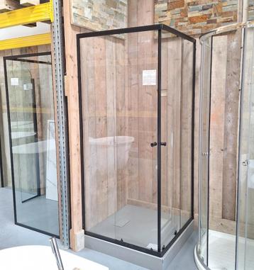OP=OP Douchecabine zwart 90 x 90 cm nr152 beschikbaar voor biedingen