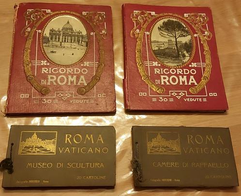 Lot de cartes anciennes de Rome et Vatican, Collections, Cartes postales | Étranger, Non affranchie, Italie, 1920 à 1940, Enlèvement ou Envoi