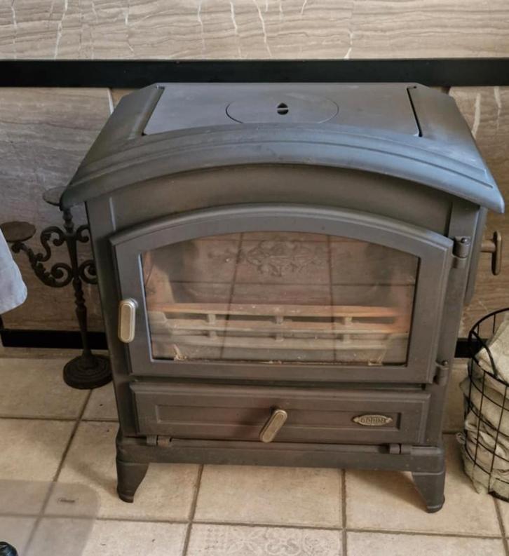 Kolenkachel Godin Norvegien Harmony 3 mixte, Huis en Inrichting, Kachels, Zo goed als nieuw, Vrijstaand, Kolenkachel, Overige brandstoffen