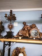 Schouwklok 3delig, Antiek en Kunst, Antiek | Klokken, Ophalen