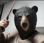 Horror full face latex masker Zwarte Beer, Hobby en Vrije tijd, Ophalen of Verzenden, Nieuw