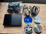 PlayStation 2 slim met 2 controllers, Games en Spelcomputers, Spelcomputers | Sony PlayStation 2, Ophalen, Zo goed als nieuw, Met 2 controllers