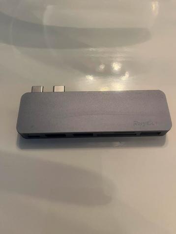 Hub USB-C double multiport Ray Cue pour MacBook Air/Pro beschikbaar voor biedingen