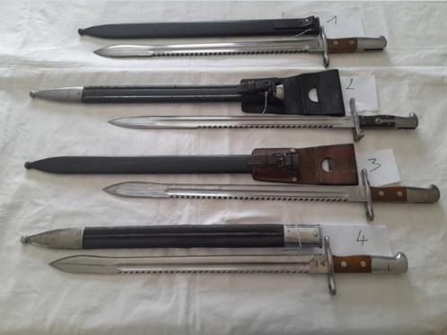 ZWITSERSE BAJONETTEN, Verzamelen, Militaria | Algemeen, Overige soorten, Ophalen of Verzenden