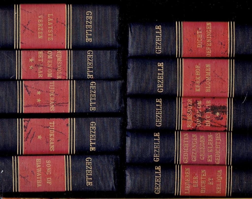 Guido Gezelle. Dichtwerken 10 Delen, Antiek en Kunst, Antiek | Boeken en Manuscripten, Ophalen of Verzenden