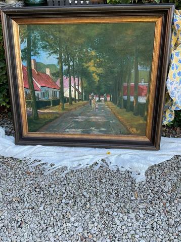 Schilderij , dreef van Ooidonk ,willy Verbrugge beschikbaar voor biedingen