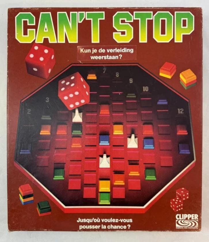 Can't Stop Clipper bordspel gezelschapsspel vintage jaren 80, Hobby en Vrije tijd, Gezelschapsspellen | Bordspellen, Zo goed als nieuw
