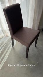 6 bruine stoelen, Ophalen, Hout, Bruin, Zo goed als nieuw
