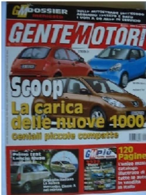 Gente Motori 08/04 Hyundai Coupé/Porsche/Dacia/BMW 120d, Boeken, Auto's | Folders en Tijdschriften, Gelezen, Algemeen, Verzenden