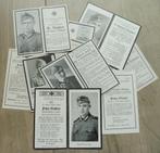 10 x WO2 bidprent Oost en Westfront 1940-1945, Verzamelen, Militaria | Tweede Wereldoorlog, Verzenden, Landmacht, Overige typen