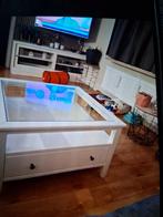 Witte salontafel met opbergruimte 80x80, Huis en Inrichting, Ophalen