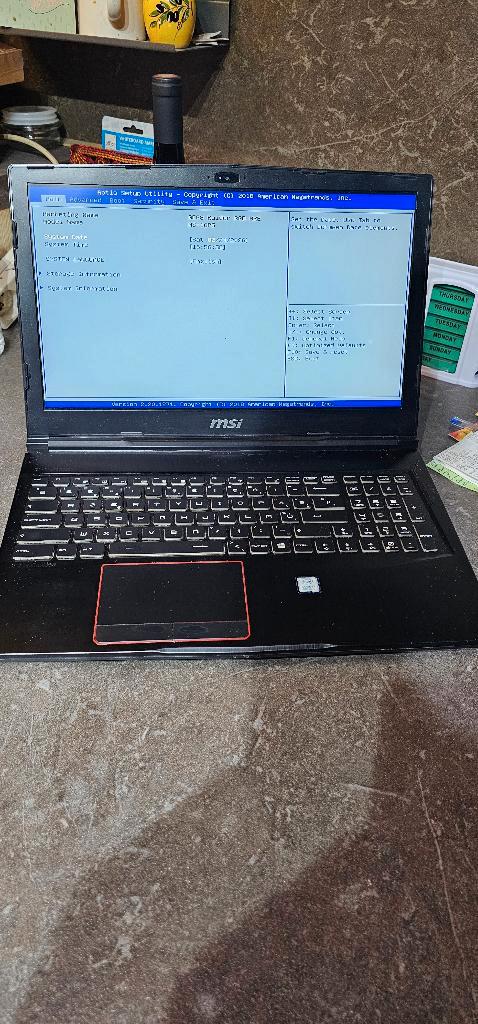 PC gamer MSI ge63, Informatique & Logiciels, Ordinateurs portables Windows, Ne fonctionne pas, Enlèvement ou Envoi