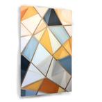 Carreaux abstraits Peinture sur verre 50x75cm + Système d'ac, Envoi