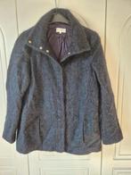 Manteau en mélange de laine d'alpaga noir et marine 44 Patri, Zwart, Maat 46/48 (XL) of groter, Ophalen of Verzenden, Zo goed als nieuw
