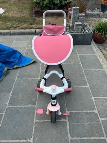 Smoby Be Move Comfort Roze - Driewieler met duwstang beschikbaar voor biedingen