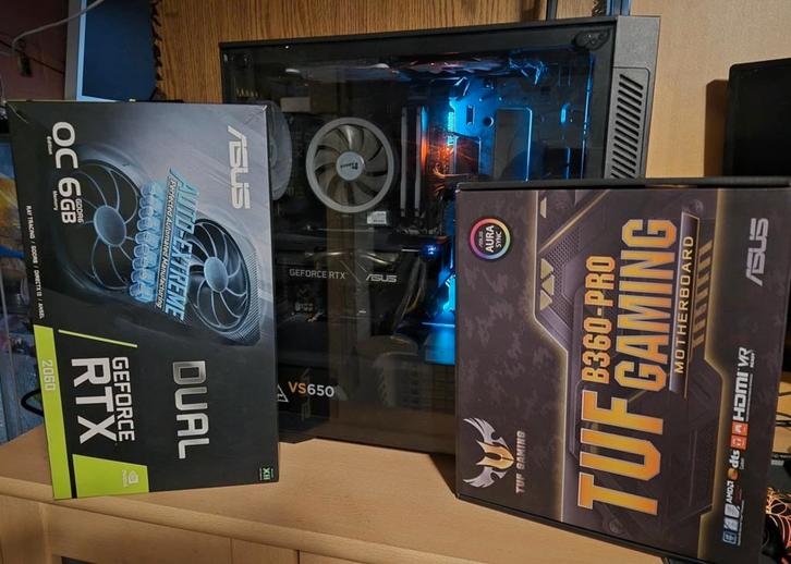 gaming pc i5 9400f rtx 2060 corsair vengeance ddr4 rgb, Informatique & Logiciels, Ordinateurs de bureau, Comme neuf, 3 à 4 Ghz