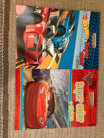 Kleurboeken Cars en Hot Wheels beschikbaar voor biedingen