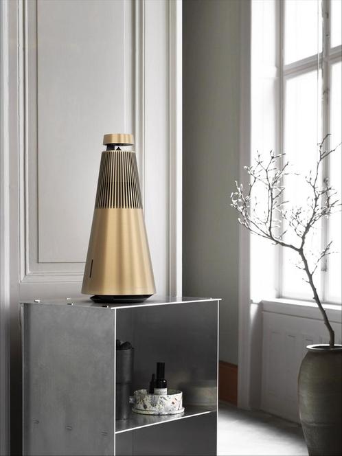 Enceinte Bang & Olufsen Beosound 2 Gold - 3e Gen - Neuve, Audio, Tv en Foto, Luidsprekerboxen, Nieuw, Ophalen of Verzenden