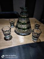 Carafe et verres Val Saint Lambert, Enlèvement