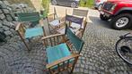 5 'antique' tuinstoelen. Kunnen dichtklappen, Ophalen, Gebruikt