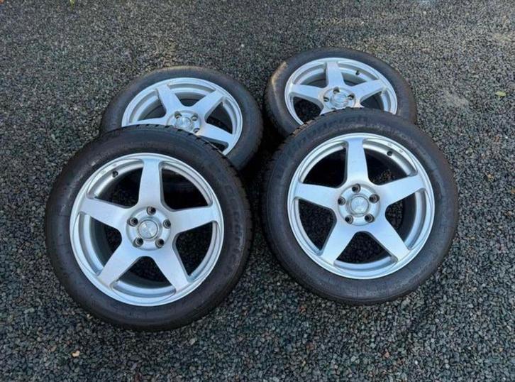 Winterbanden op velg 5x112 goodrich, Auto-onderdelen, Banden en Velgen, Banden en Velgen, Winterbanden, 17 inch, 215 mm, Personenwagen