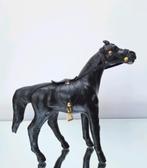 Handgemaakt vintage paardje leder/hout Libertystijl, Antiek en Kunst, Ophalen of Verzenden