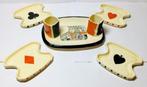 Royal Doulton England art deco bridge set 1933, Verzenden