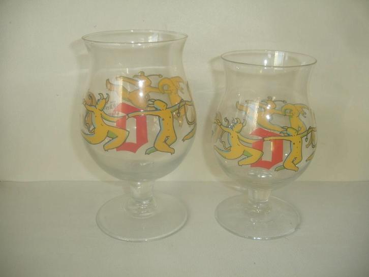 Bierglas Duvel, Hop Devils, 666, 25cl en 33cl, Collections, Marques de bière, Neuf, Verre ou Verres, Duvel, Enlèvement ou Envoi