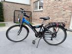 Fiets jongen 24 inch blauw/zwart, Fietsen en Brommers, Ophalen, Zo goed als nieuw, 24 inch, Versnellingen