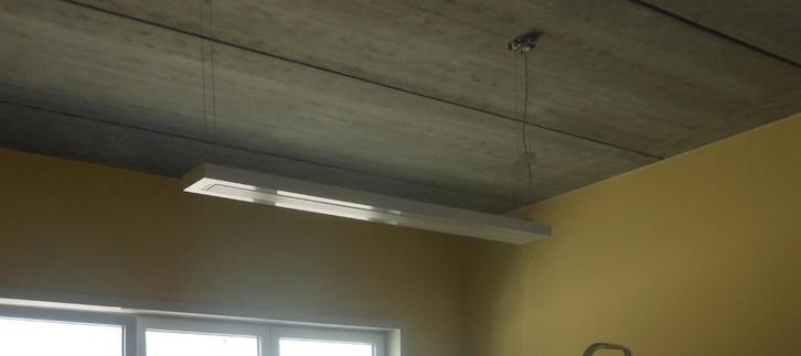 2 lampes à montage pendulaire, Maison & Meubles, Lampes | Suspensions, Utilisé, Moins de 50 cm, Verre, Métal, Enlèvement