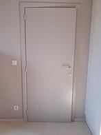 2 volle houten binnendeuren schilderbaar., Doe-het-zelf en Bouw, Deuren en Vliegenramen, Ophalen, Gebruikt, Binnendeur