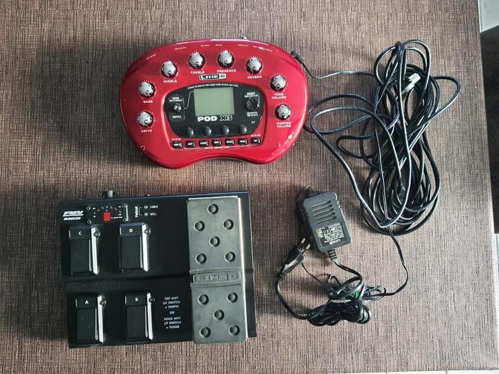 Line6 Pod X3 en FBV Express MKII, Muziek en Instrumenten, Effecten, Gebruikt, Chorus, Delay of Echo, Distortion, Overdrive of Fuzz