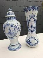Vazen in Delft Blauw, Huis en Inrichting, Woonaccessoires | Vazen, Ophalen, Blauw, Aardewerk of Porselein, Zo goed als nieuw