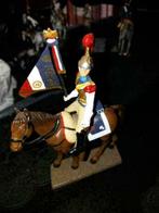 cavalier porte-drapeau armée Napoléon: soldat de plomb, Ophalen