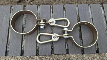 2 NIEUWE Ø10cm zware stevige schommelhaak AAN 1/3 NIEUWPRIJS beschikbaar voor biedingen