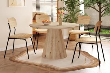RD Ronde Tafel NIEUW 'TIGO' in 120cm  +Gratis Levering, Enlèvement, Neuf, Dessus de la table