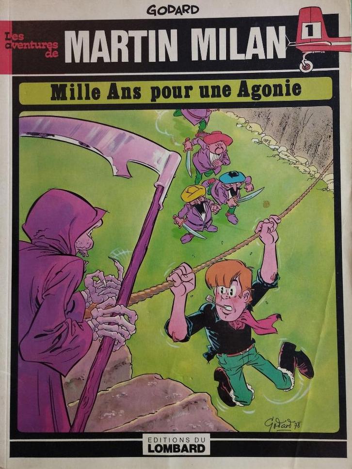 Martin Milan – Mille ans pour une agonie, Boeken, Stripverhalen, Gelezen, Eén stripboek, Ophalen of Verzenden