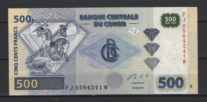 1 banknote Congo RD 500F UNCIRCULATED, Postzegels en Munten, Bankbiljetten | Afrika, Verzenden