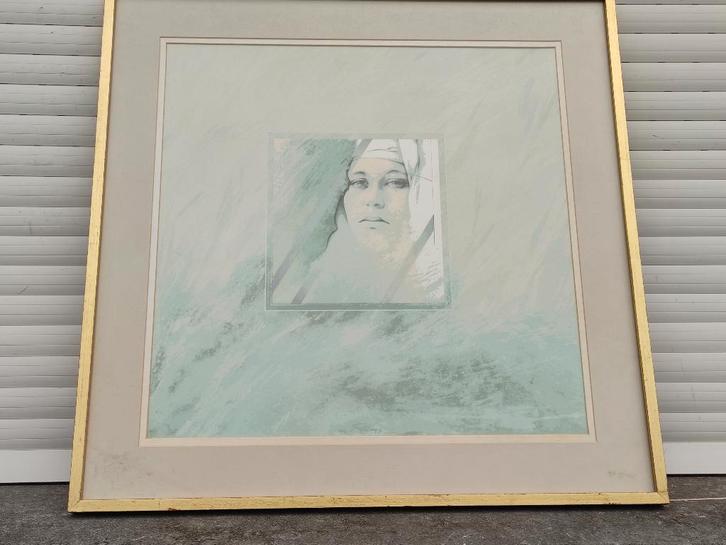 Lithographie signe Walter f brems, Antiquités & Art, Art | Lithographies & Sérigraphies, Enlèvement ou Envoi