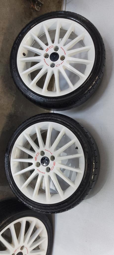 5x 17" 4x100 LM velgen O.Z Rally, Auto-onderdelen, Banden en Velgen, Band(en), 17 inch, 205 mm, Personenwagen, Gebruikt, Ophalen