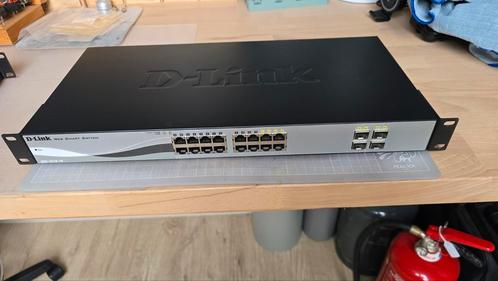 D-Link DGS-1210-16 Smart Switch, Computers en Software, Netwerk switches, Gebruikt, Ophalen of Verzenden