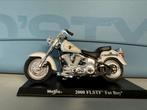 Harley-Davidson 2000 FLSTF Fat Boy Maisto 1/18, Hobby & Loisirs créatifs, Voitures miniatures | 1:18, Comme neuf, Enlèvement ou Envoi