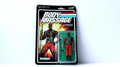 Super7 Reaction G.I. Joe Roadblock « Body Massage » en Loose, Verzamelen, Beelden en Beeldjes, Gebruikt, Overige typen, Verzenden