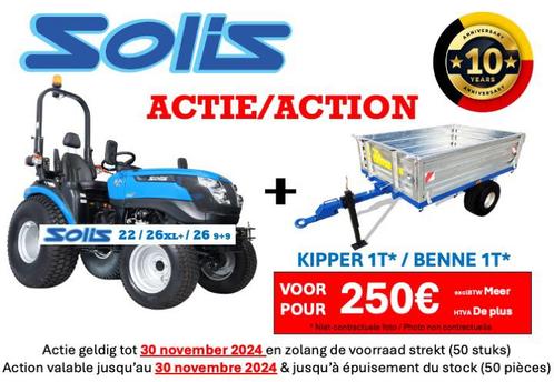 Solis 26 XL+ op galaxybanden, Zakelijke goederen, Landbouw | Tractoren, Overige merken, tot 80 Pk, Nieuw, Ophalen