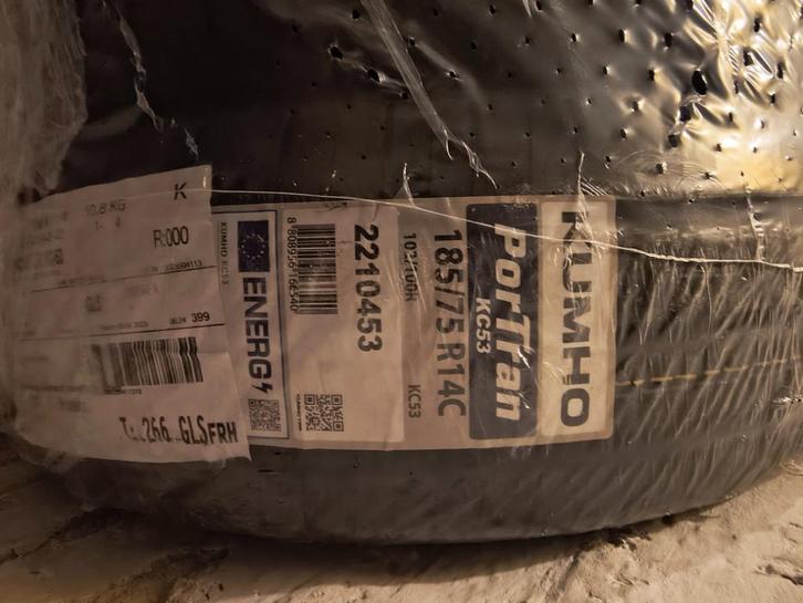 4x Nieuwe banden Kumho Portran KC53 - 185/75 R14C, Auto-onderdelen, Banden en Velgen, Band(en), Zomerbanden, 14 inch, 185 mm, Bestelwagen