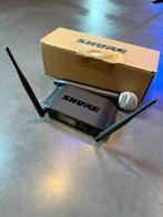 Shure GLXD24+/SM58 draadloze microfoon set, Muziek en Instrumenten, Ophalen of Verzenden, Zo goed als nieuw, Zangmicrofoon, Draadloos