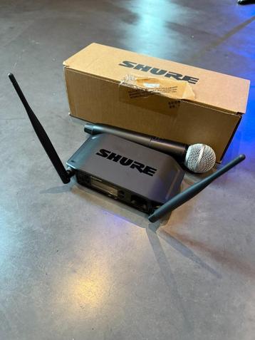 Shure GLXD24+/SM58 draadloze microfoon set beschikbaar voor biedingen