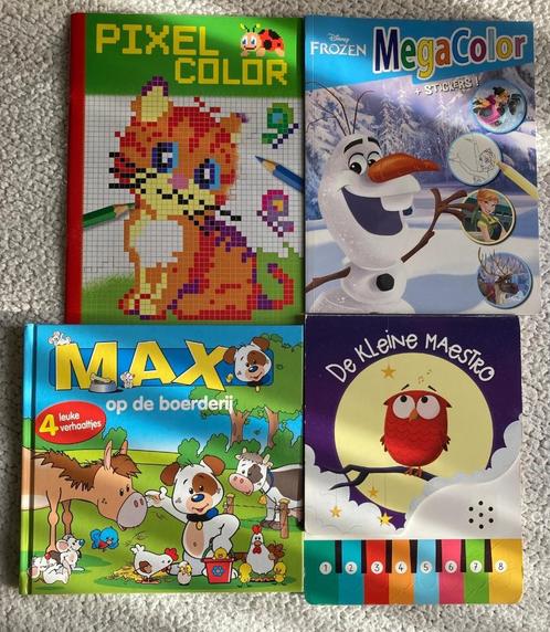 Kleurboeken, muziekboek, leesboek pakket 15, Kinderen en Baby's, Speelgoed | Educatief en Creatief, Gebruikt, Knutselen, Taal en Lezen