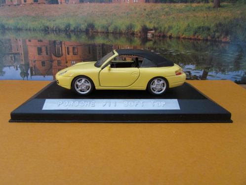 PORSCHE 911 SOFT TOP, 1:43, Hobby en Vrije tijd, Modelauto's | 1:43, Zo goed als nieuw, Auto, Overige merken, Ophalen of Verzenden