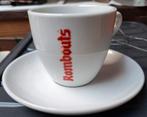 Rombouts: koffietassen + bordjes: 31 stuks, Ophalen of Verzenden, Gebruikt, Gebruiksvoorwerp